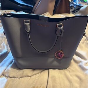 Michael Kors Light Blue Tote/ Bucket Bag